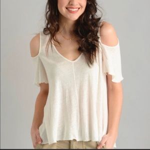 Cold shoulder top free people